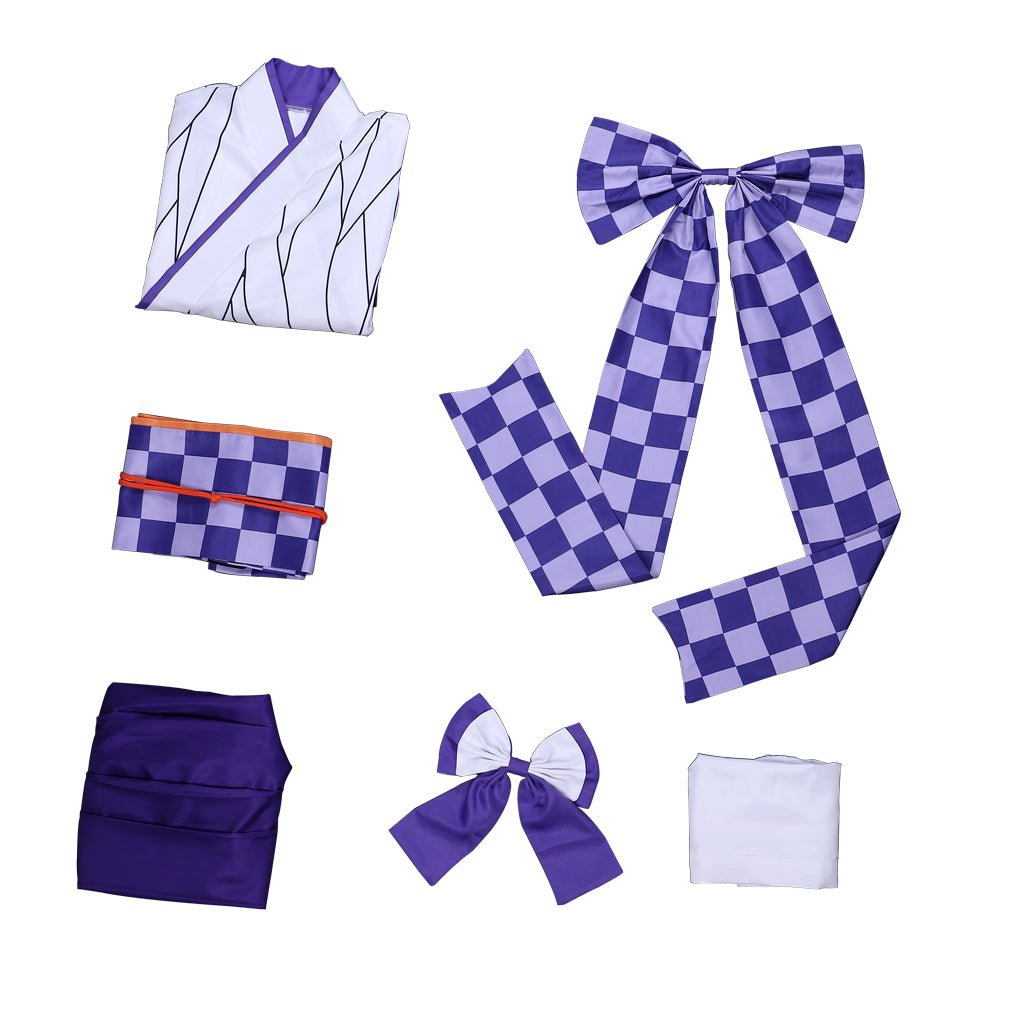 Costume Cosplay Robe de Serviette Lolita Kochou Shinobu de Demon Slayer: Kimetsu no Yaiba