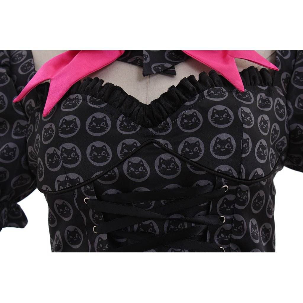 Costume Cosplay Hana Song Officier Noir pour Femmes - Costume D.Va d'Overwatch