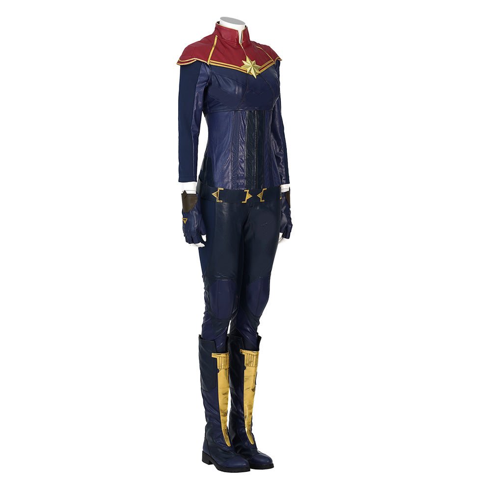 Costume Cosplay Ms Marvel Kamala Khan Combattant pour Halloween Costume Marvel pour Femmes