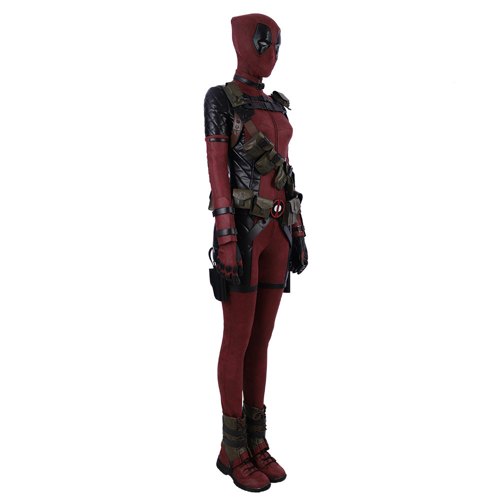 Costume Cosplay Femme Deadpool - Tenue Anime Deadpool de Haute Qualité pour Femmes