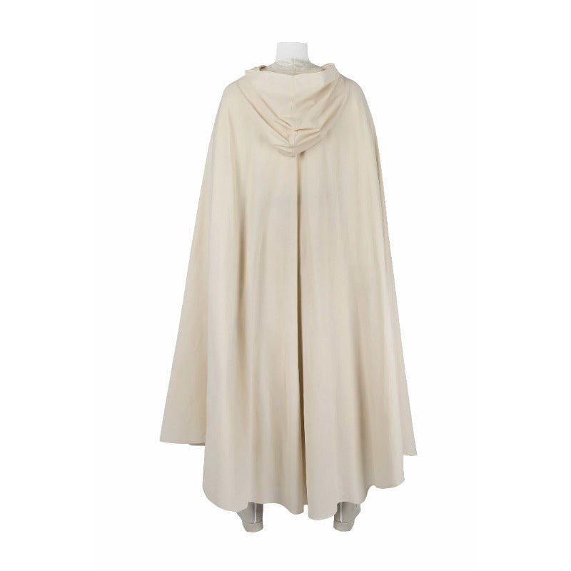 Costume Cosplay Gandalf le Blanc du Seigneur des Anneaux Complet avec Cape et Chaussures