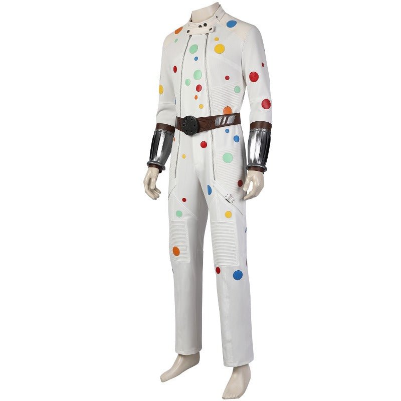 Costume Cosplay The Suicide Squad 2 Polka-Dot Man avec Chaussures pour Halloween