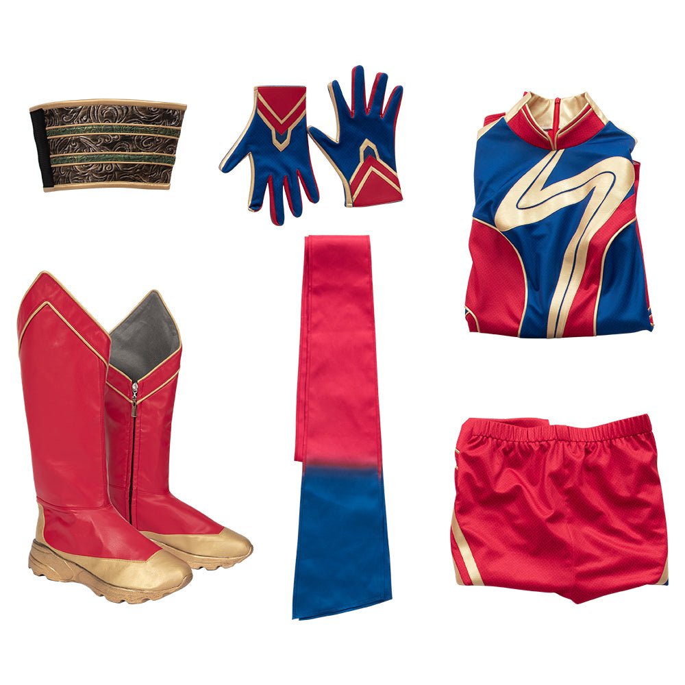 Costume Cosplay Ms. Marvel Kamala Khan de Captain Marvel 2