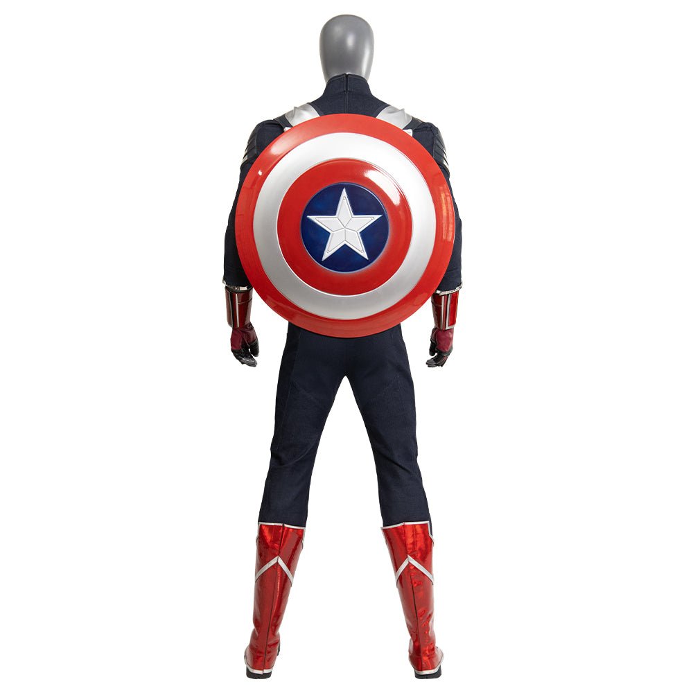 Costume Cosplay Captain America 4 Sam Wilson Costume Premium Héros Marvel