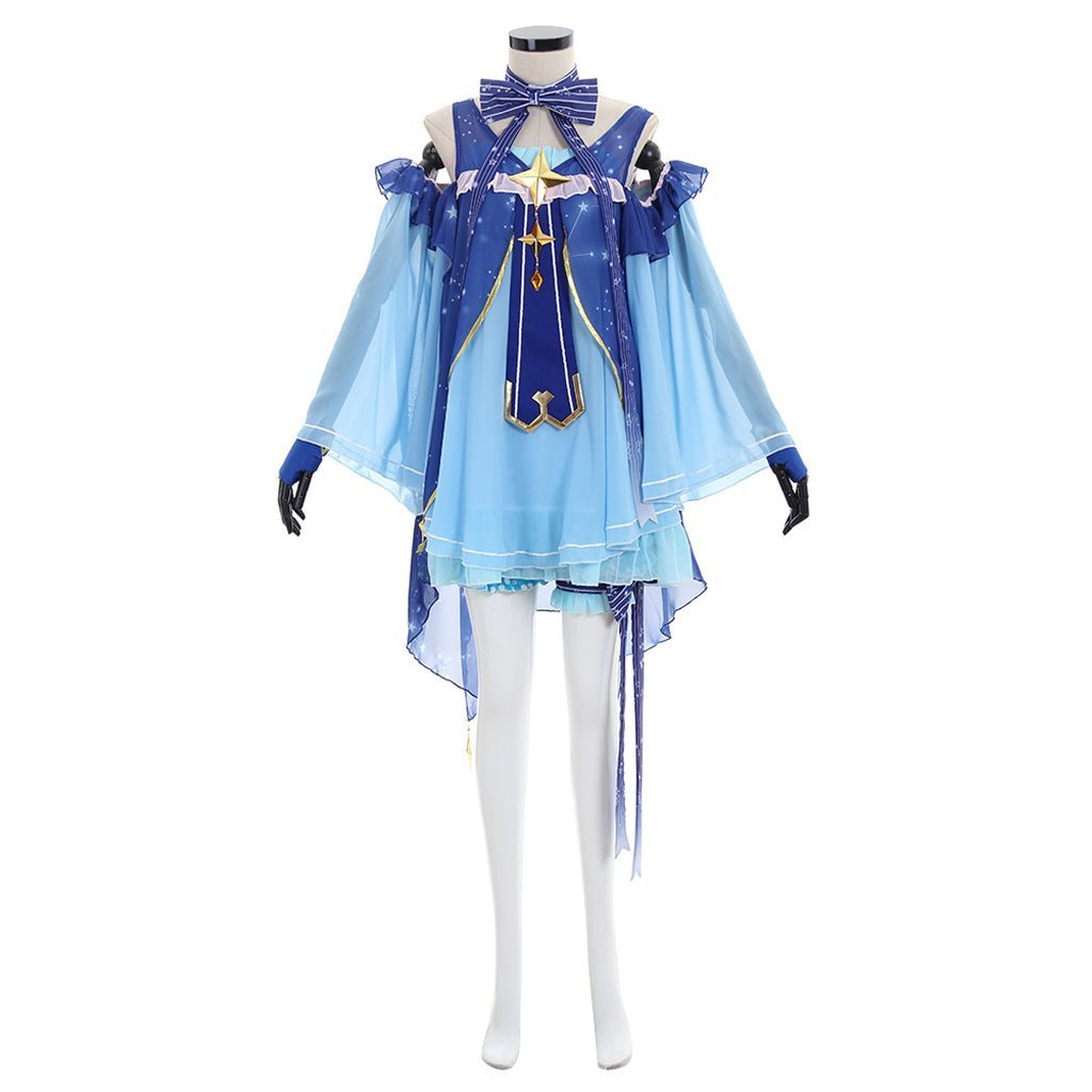 Costume Cosplay Snow Miku Hatsune Miku Tenue d'Hiver pour Fans d'Anime