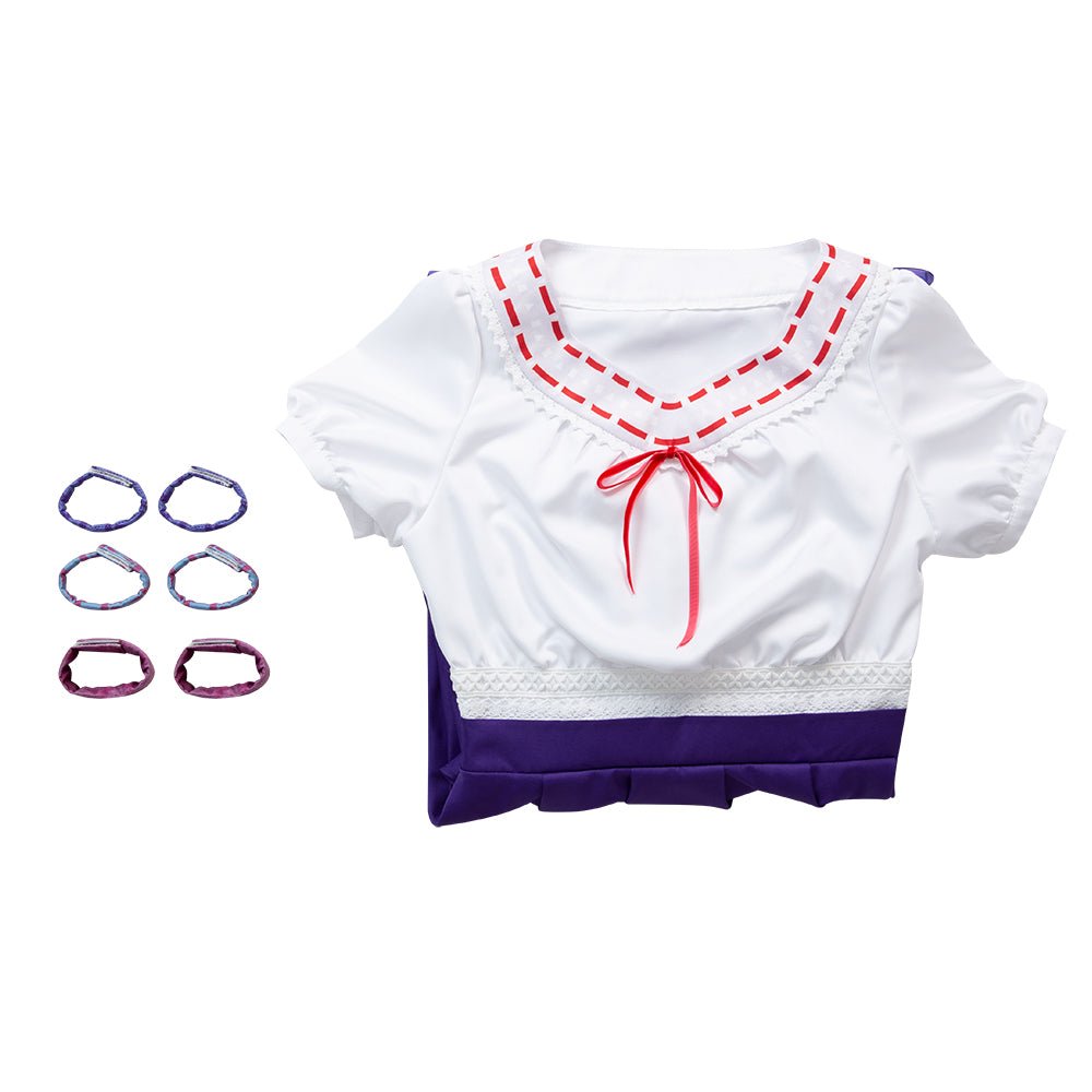 Robe Cosplay Luisa Madrigal pour Femmes - Costume Halloween Encanto, Robe Princesse
