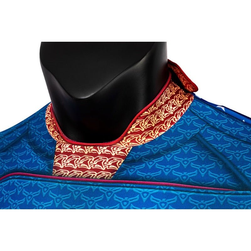 Costume Homelander pour Hommes avec Cape – Costume de Cosplay Ben Soldier pour Halloween