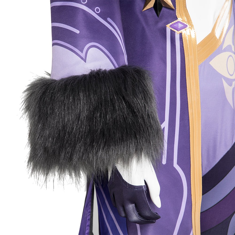 Costume Cosplay Électrisant : Genshin Impact - Mage Scribe de la Foudre