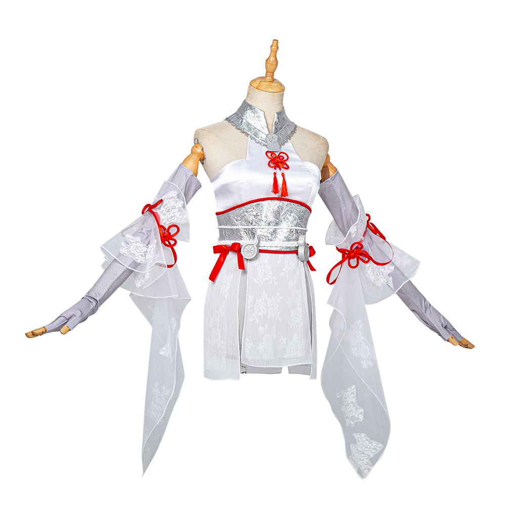 Naraka – Costume de Jeu Chinois Tu Yu Cosplay Ensemble Accessoires Taille Hu Tao pour Femmes