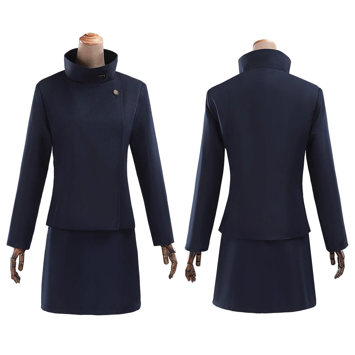 Costume Cosplay Jujutsu Kaisen Shoko Ieiri Complet avec Perruque, Veste, Jupe pour Halloween, Noël Taille XS-2XL