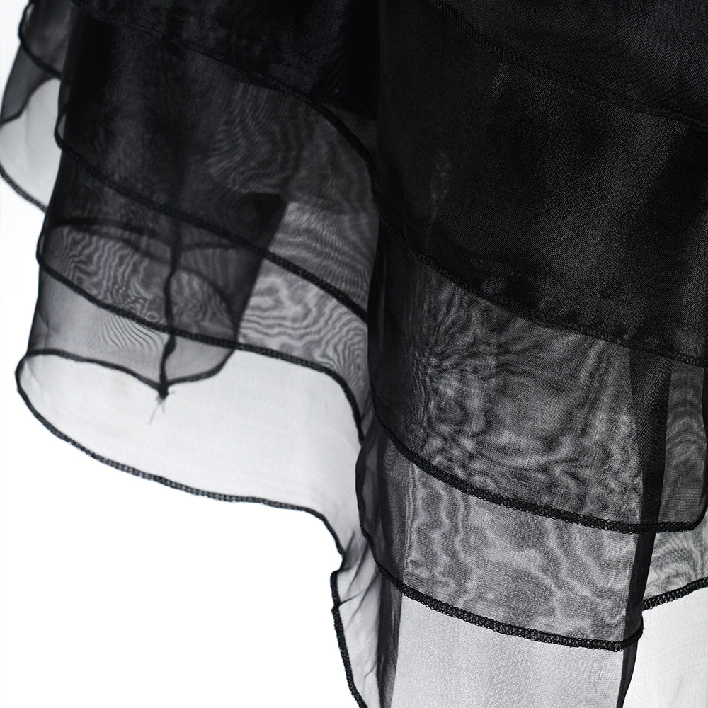 Robe de Bal Wednesday Addams La Famille Addams Film Costume Cosplay