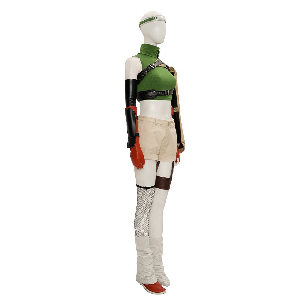 Costume Cosplay Yuffie Kisaragi de Final Fantasy VII - Tenue pour Femme Halloween et Fêtes