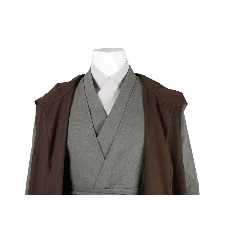Costume Cosplay Obi-Wan Kenobi Ensemble Complet - Cape de Jedi pour Halloween & Carnaval