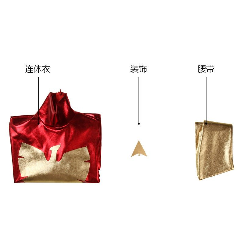 Costume Cosplay Phoenix Jean Grey Superheroine pour Femme - Halloween & Comic Con