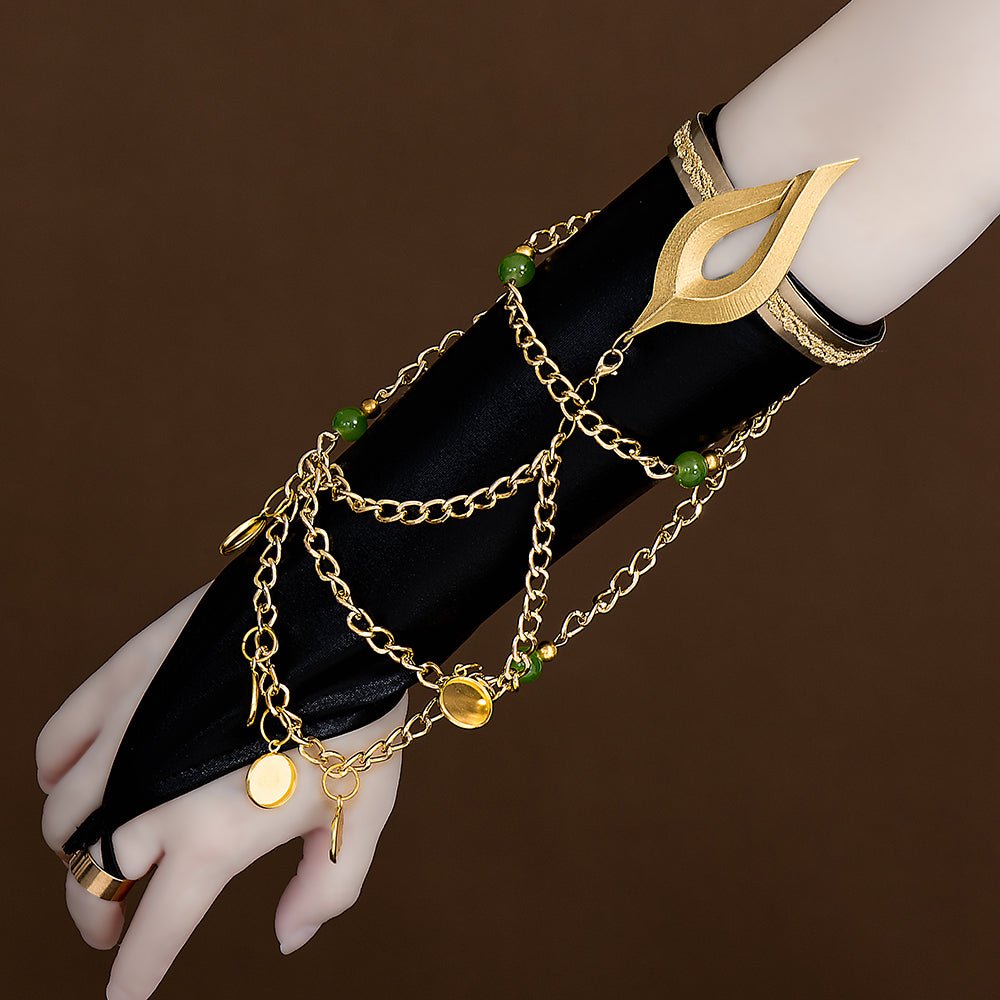 Costume Cosplay Honkai Star Rail Yunli Complet avec Perruque et Accessoires | Uniforme de Personnage de Jeu