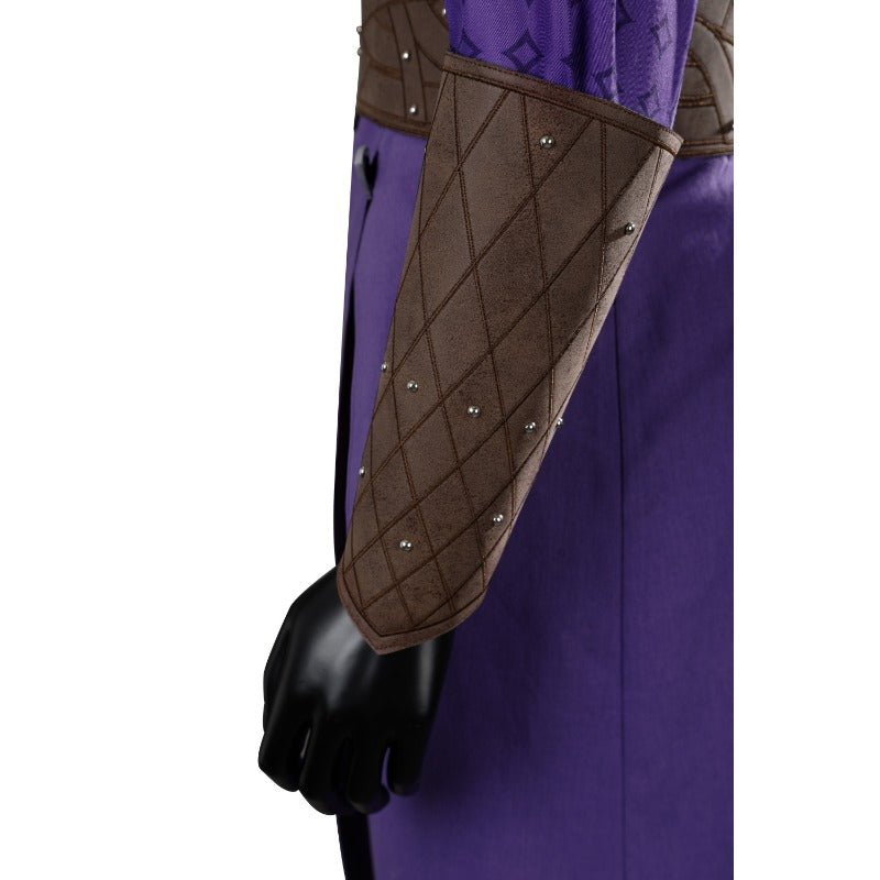 Costume Cosplay Gale Dekarios - Uniforme Violet Complet de Baldur's Gate pour Halloween