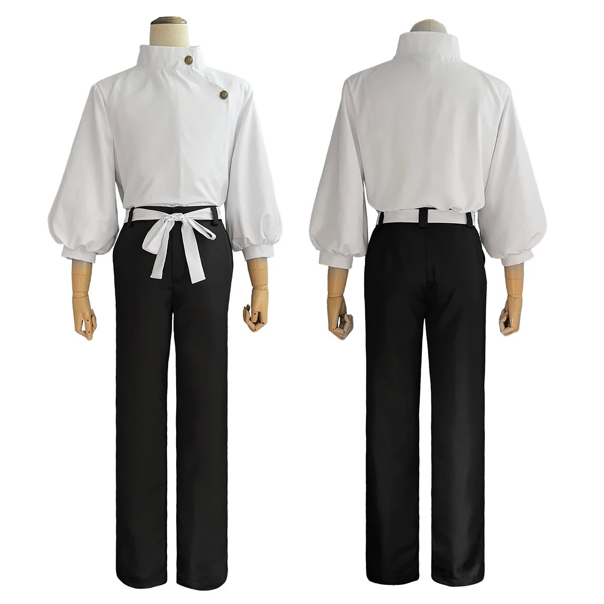 Costume Cosplay Yuta Okkotsu Jujutsu Kaisen - Veste Pantalon Noir Perruque Synthétique Rose