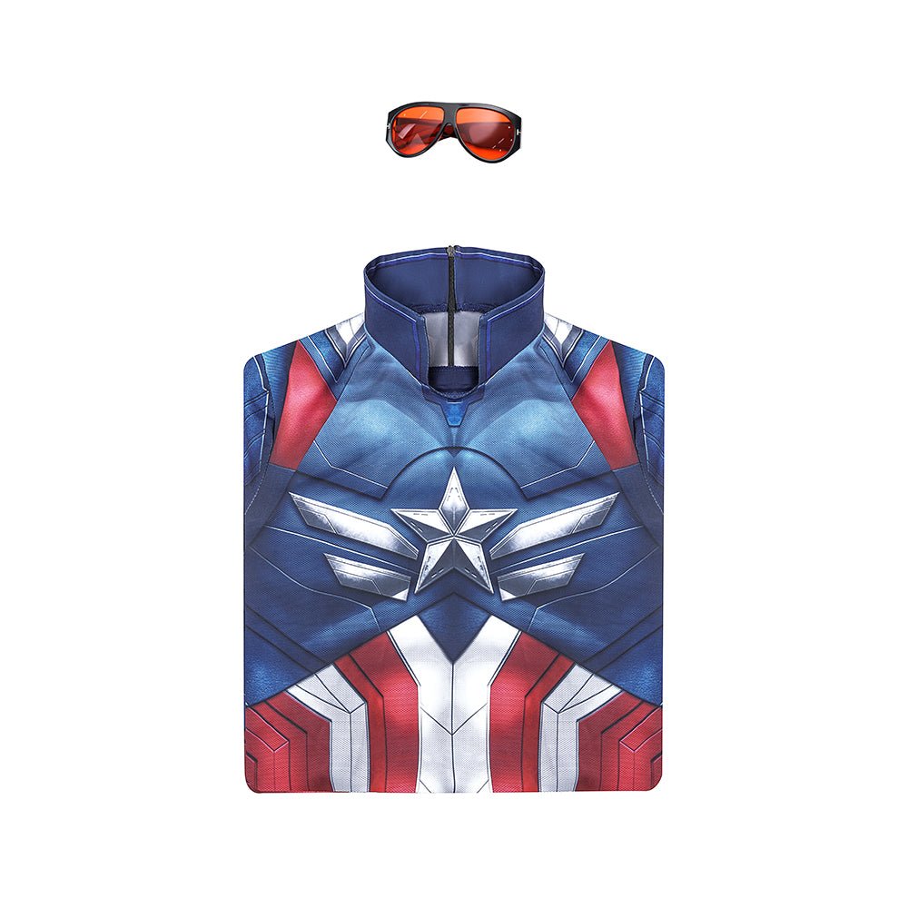 Film Marvel : Capitaine America 4 Nouveau Costume Capitaine America - Costume Cosplay Premium