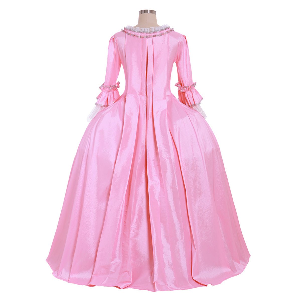 Robe Noble Médiévale Rose Costume Cosplay Élégante Renaissance pour Femmes