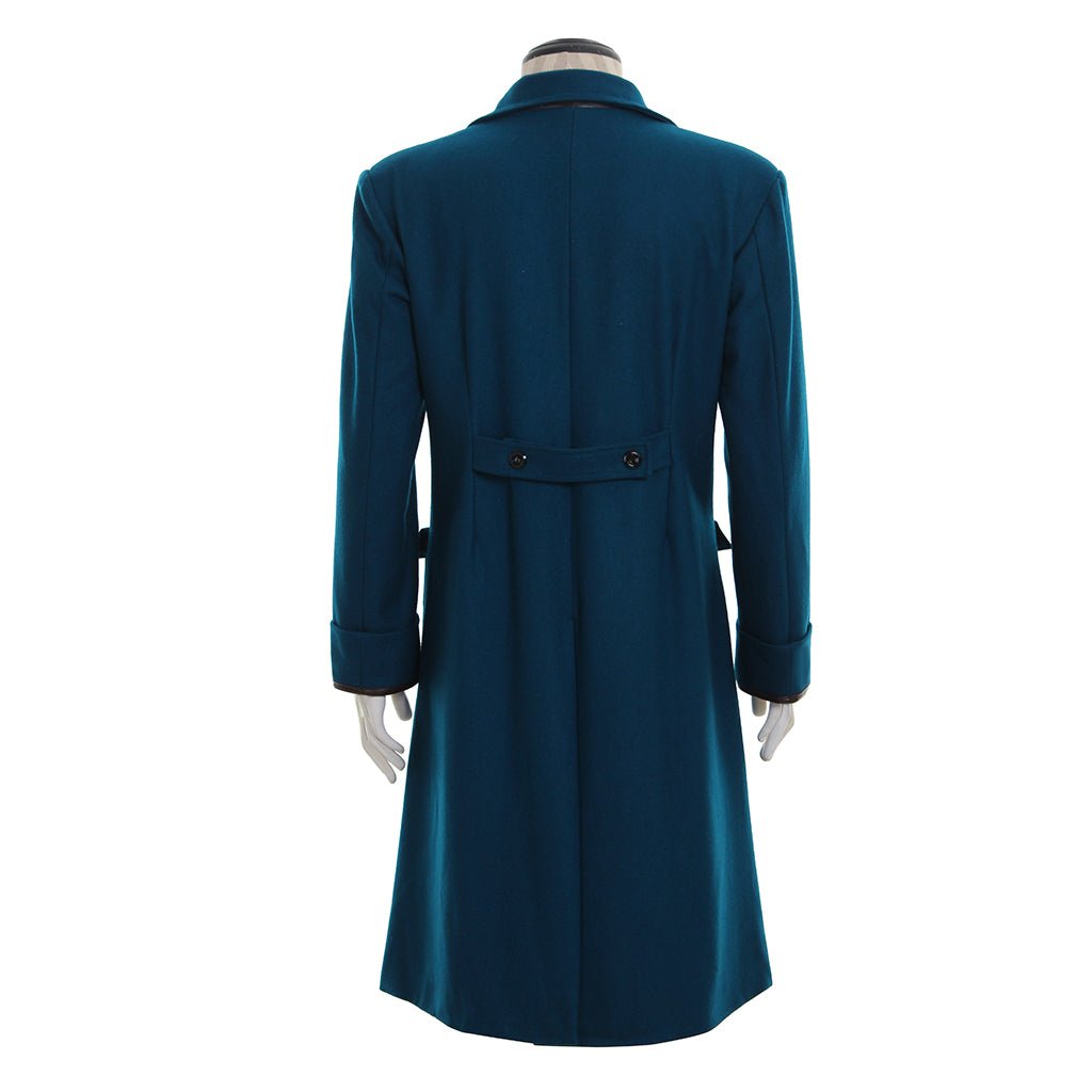 Manteau Bleu Newt Scamander – Costume Cosplay Vintage du Monde Magique