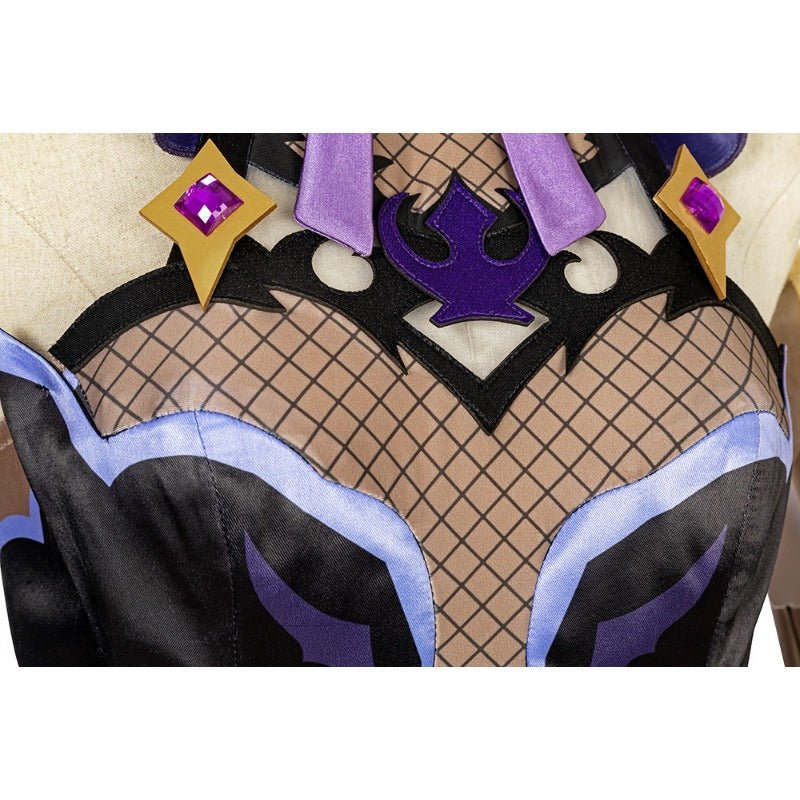 Costume Cosplay Fischl de Genshin Impact - Design Authentique et Élégant Taille Standard