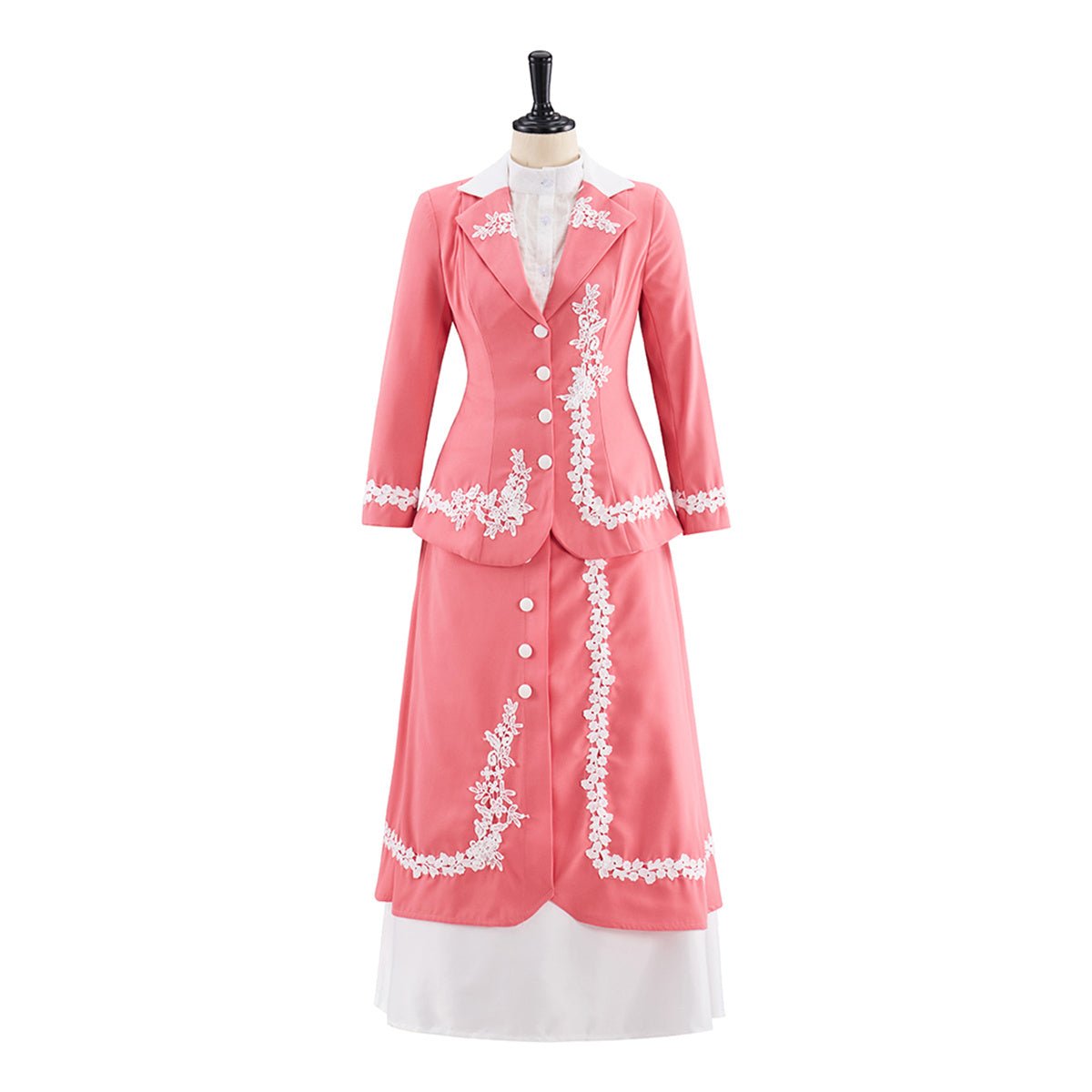 Costume Cosplay Edward Rose - Ensemble Robe Cosplay, Élégante Jupe Rose