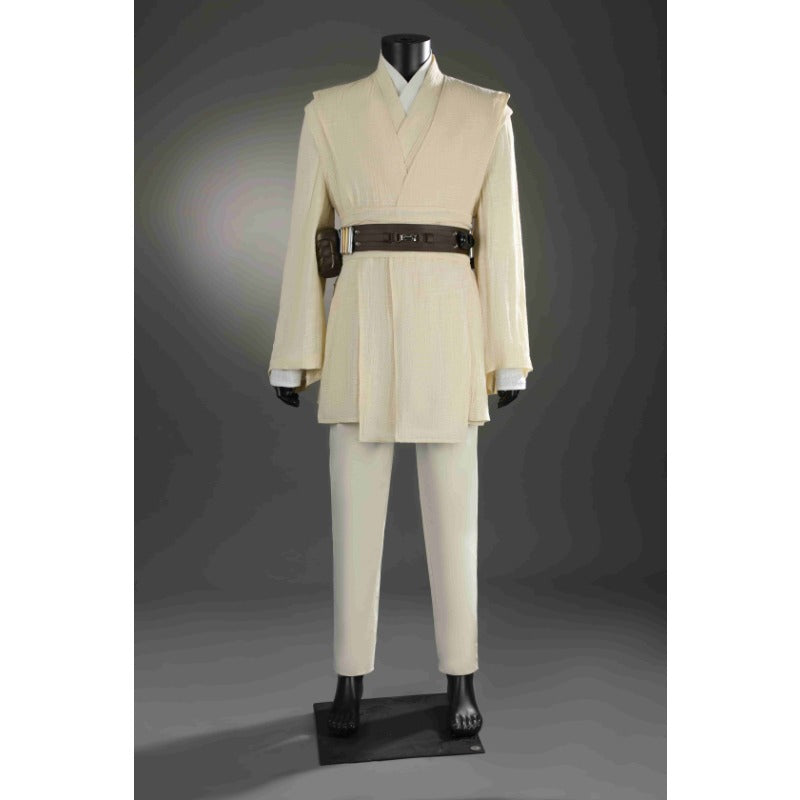 Costume Cosplay Obi-Wan Kenobi Ensemble Complet Robe Cape pour Halloween Fans Star Wars