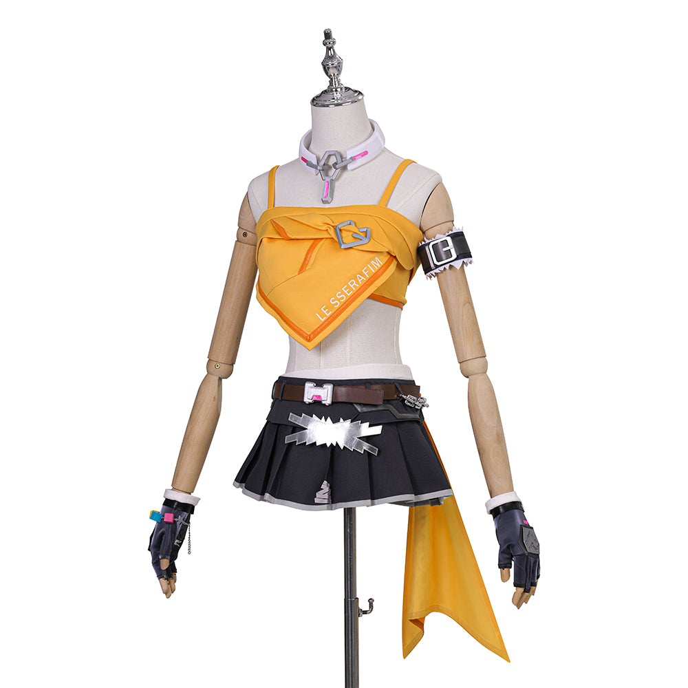《Overwatch 2》x LE SSERAFIM Collaboration—Costume de Cosplay Mercy