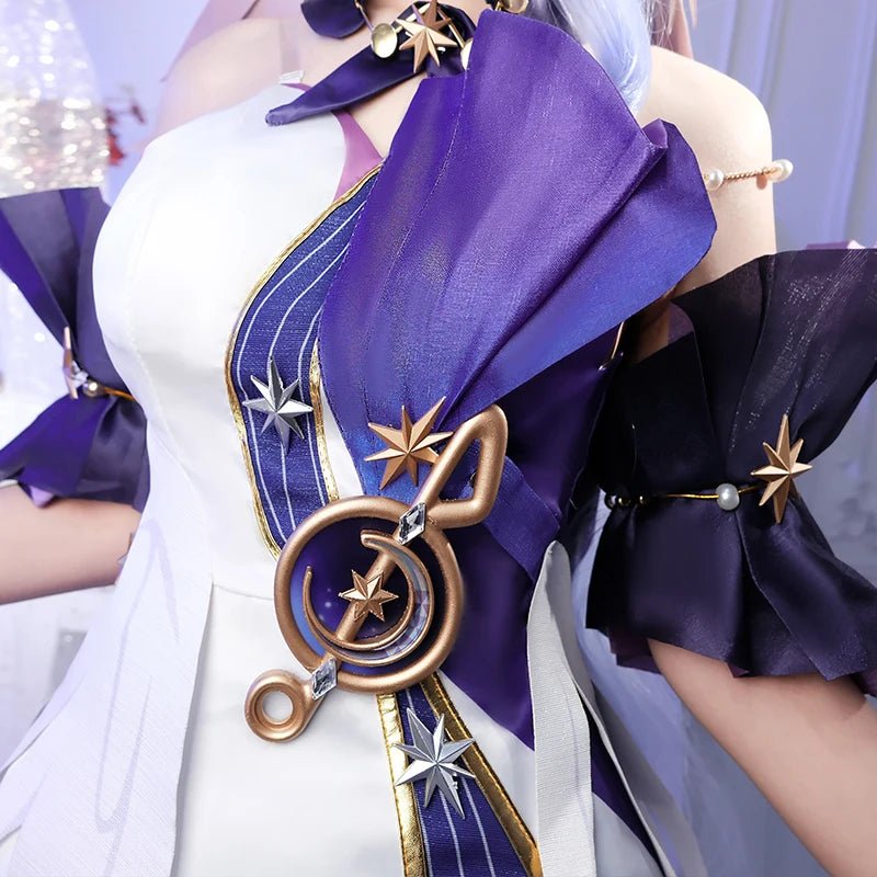 Costume Cosplay Honkai Star Rail Robin Idol Singer Penacony Femme Robe de Fête Halloween avec Éléments Musicaux