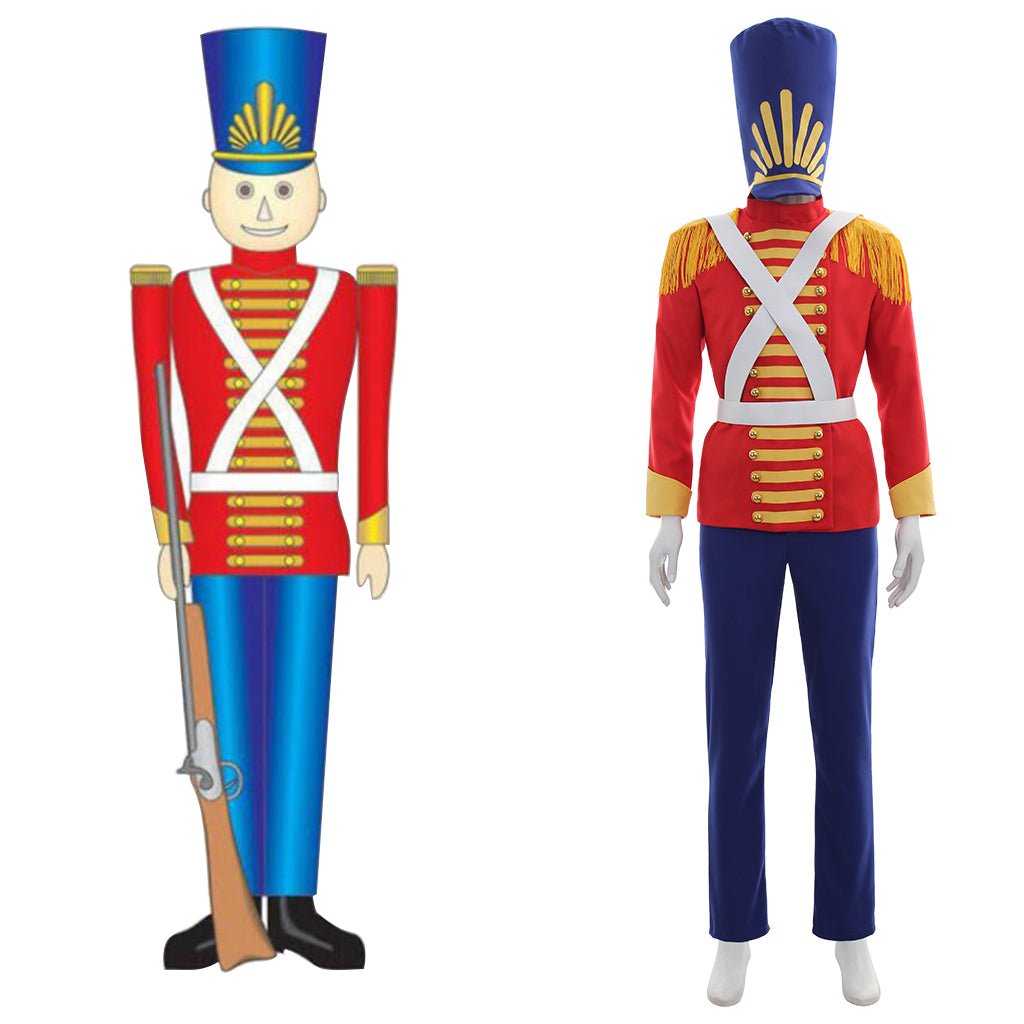 Costume de Soldat Casse-Noisette pour Adultes - Tenue de Ballet de Noël et Thème de Fêtes