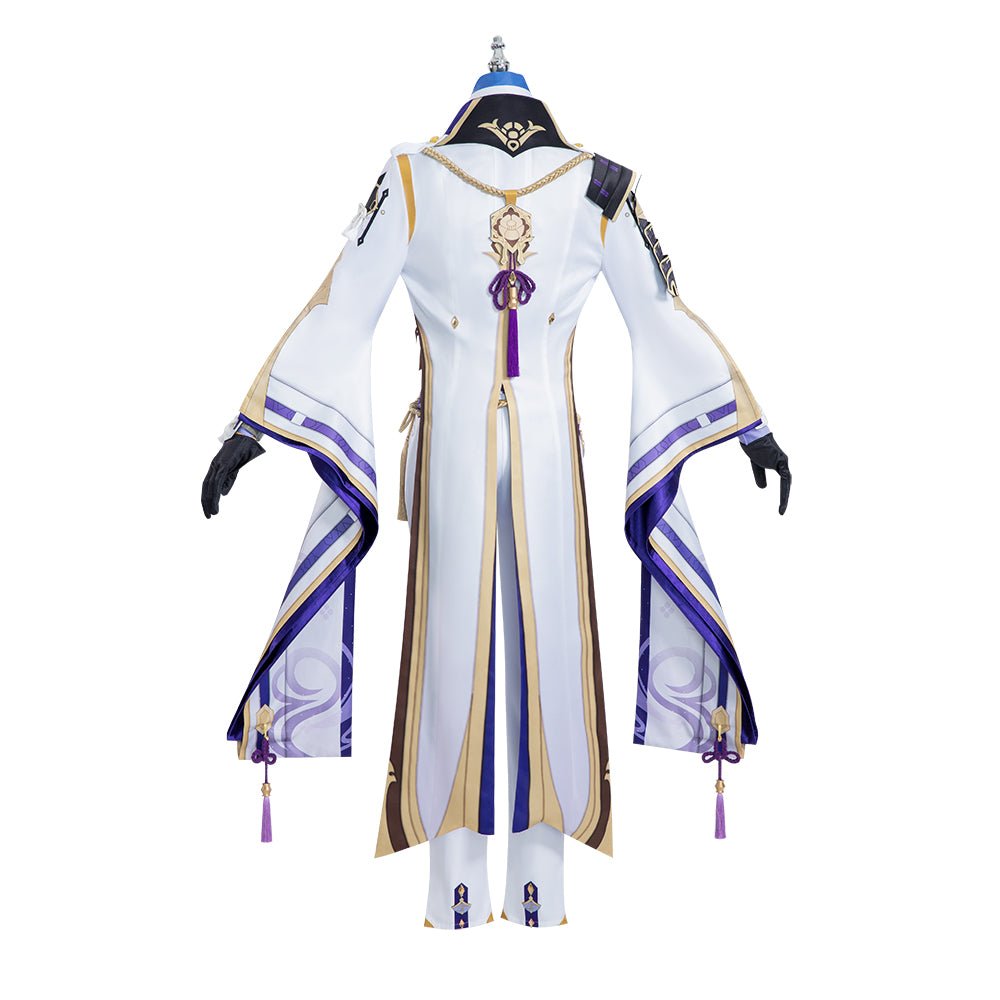 Costume Cosplay Genshin Impact Kamisato Ayato pour Homme, Déguisement Anime Halloween