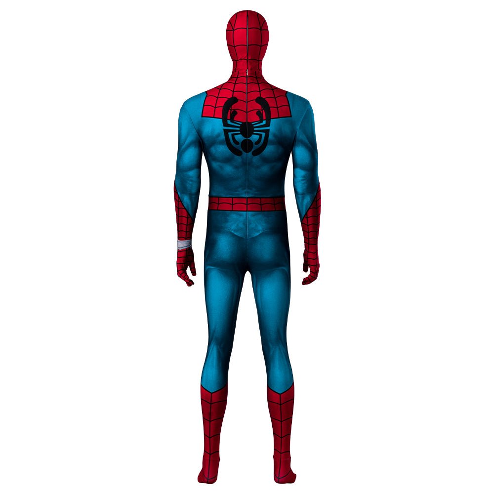 Costume Cosplay Spider-Man À Travers Le Spider-Verse Version Animée Halloween Complet