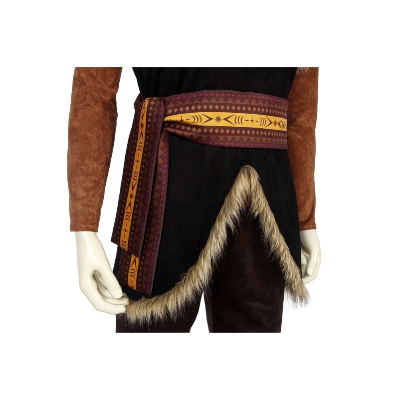 Costume Cosplay Kristoff Frozen 2 pour Homme avec Accessoires Complets