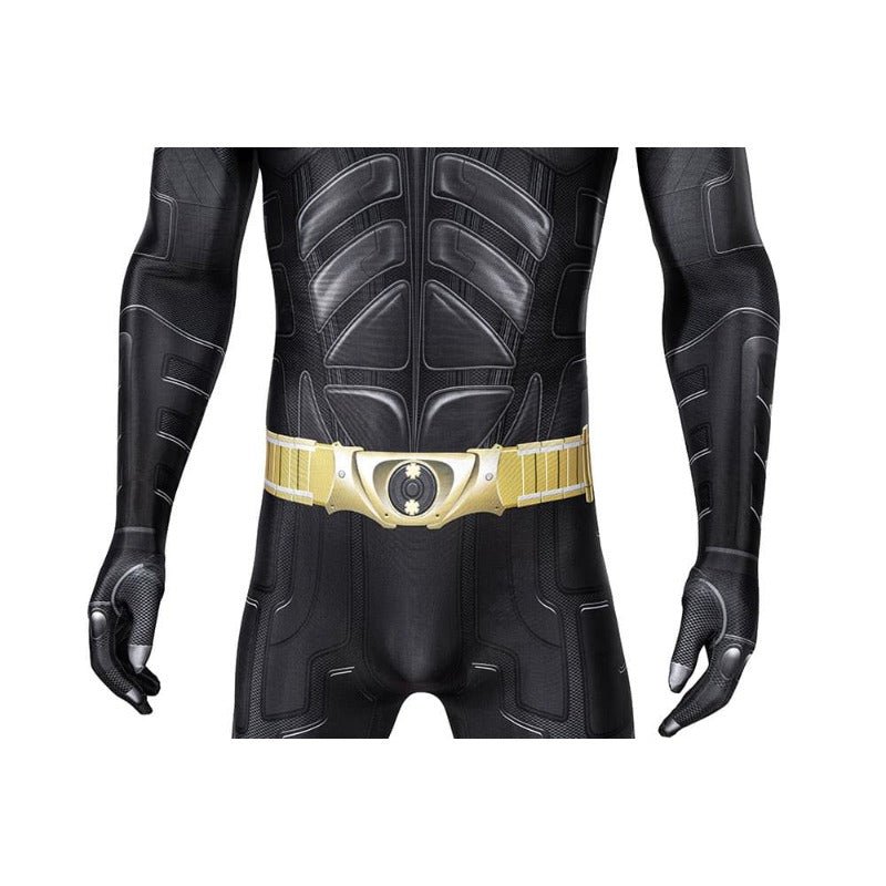 Costume Superhero Chauve-Souris Adulte Combinaison Noire Cape Masque Déguisement Cosplay