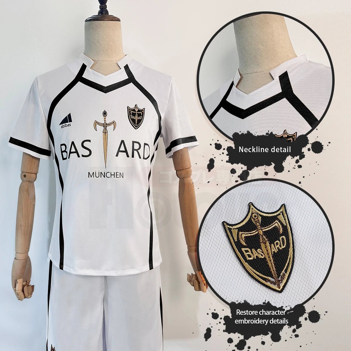 Costume Cosplay Blue Lock Kaiser NO.11 Ness NO.20 Maillot d'Entraînement Football Bastard Munchen