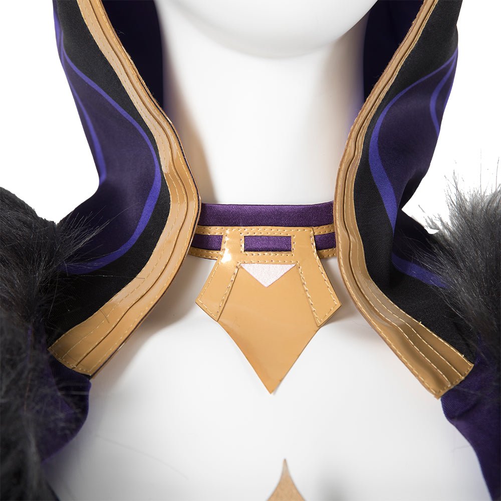 Costume Cosplay Électrisant : Genshin Impact - Mage Scribe de la Foudre