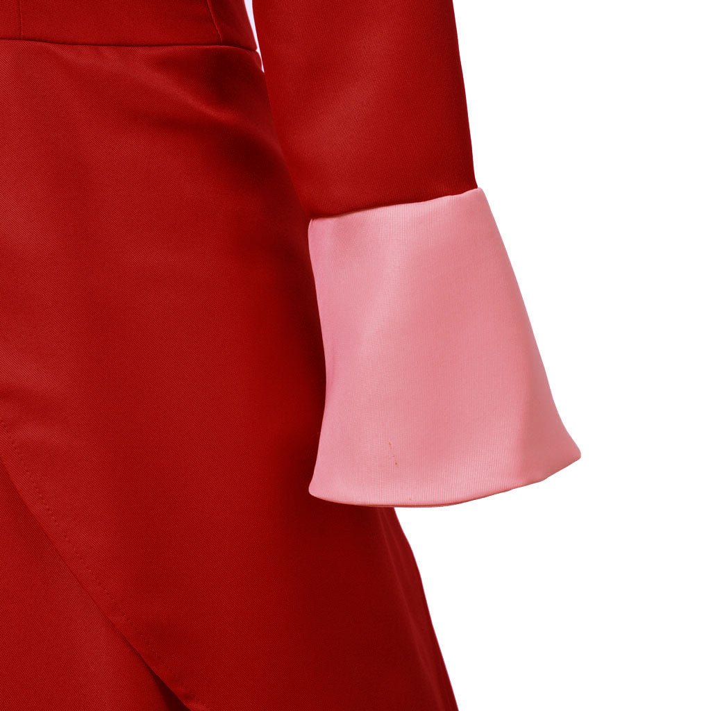 Costume Cosplay Lady Tremaine | Robe de Reine Rouge pour Femmes | Gown pour Halloween et Série Disney