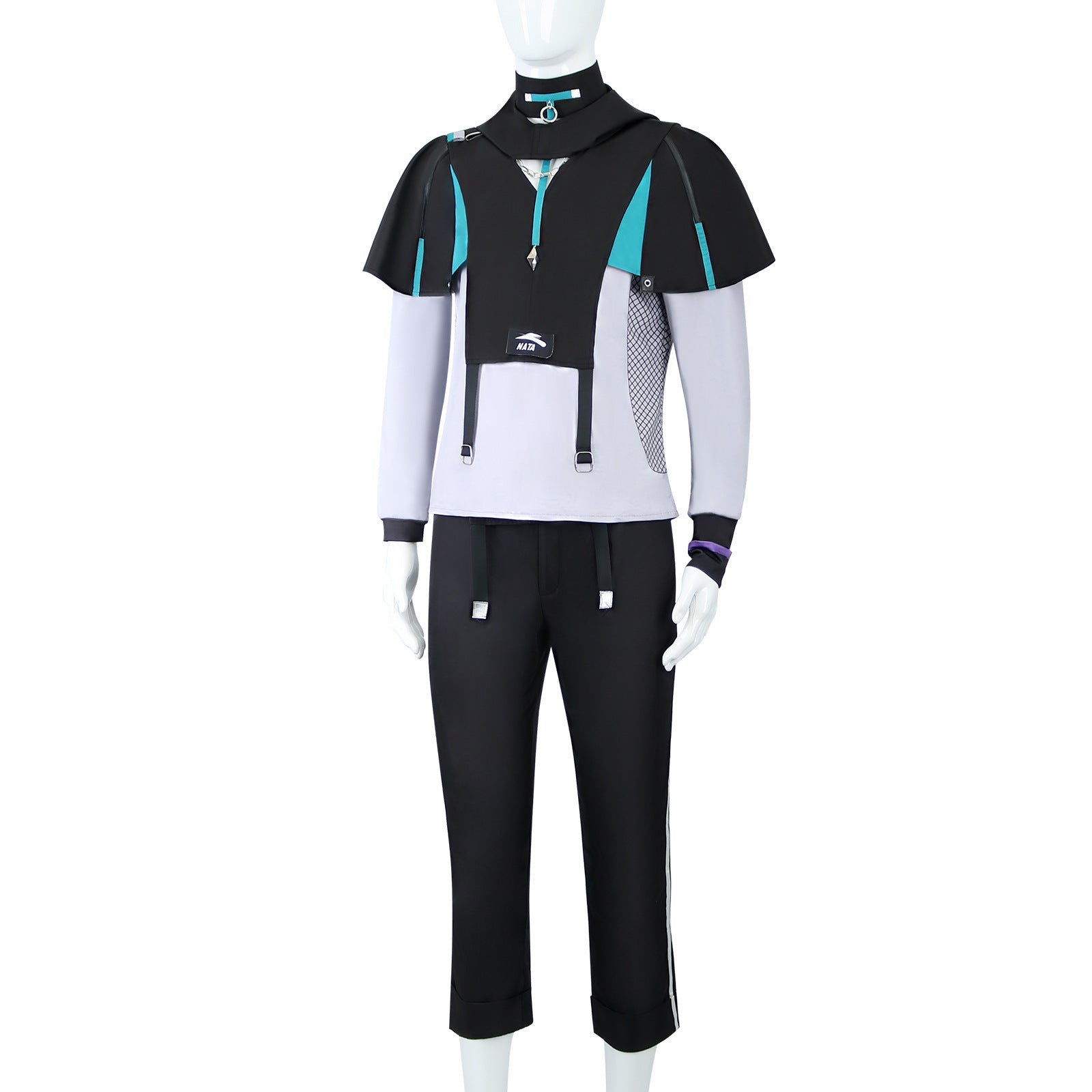 Ensemble de Costume Cosplay Genshin Impact Xiao & Qiqi – Design Officiel de Haute Qualité