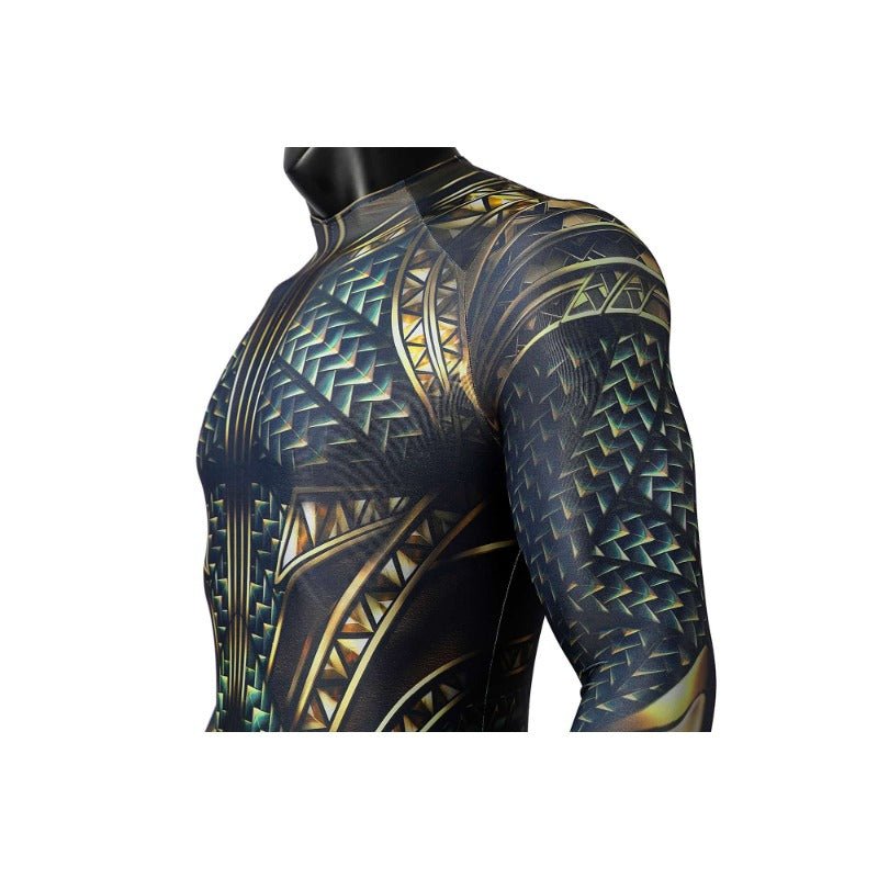 Costume Aquaman Combinaison Cosplay pour Hommes - Super-héros DC Comics - Halloween Carnaval