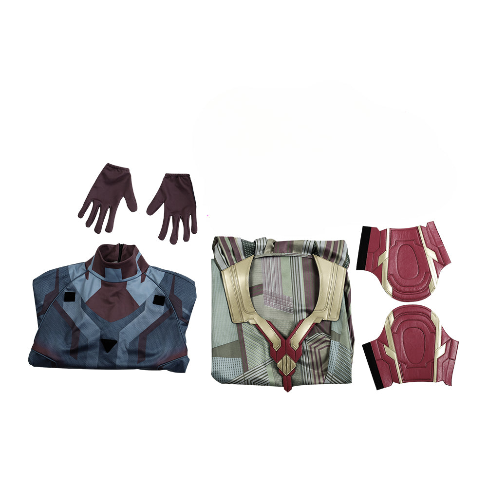 Costume Cosplay Vision Avengers Film - Réplique de Haute Qualité