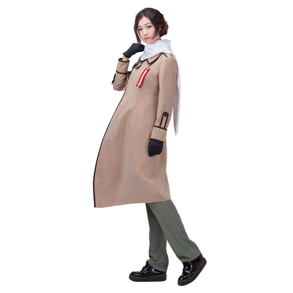 Manteau en Coton Gris Ivan Braginski Puissances de l'Axe Hetalia