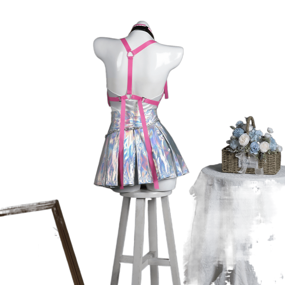 Cosplay Déesse de la Victoire - Fibre Synthétique Ultraviolet du Jeu NIKKE