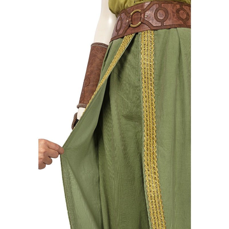 Costume Cosplay Raya Aventure Cape Veste Ensemble Complet Femme Robe Princesse Dragon Halloween