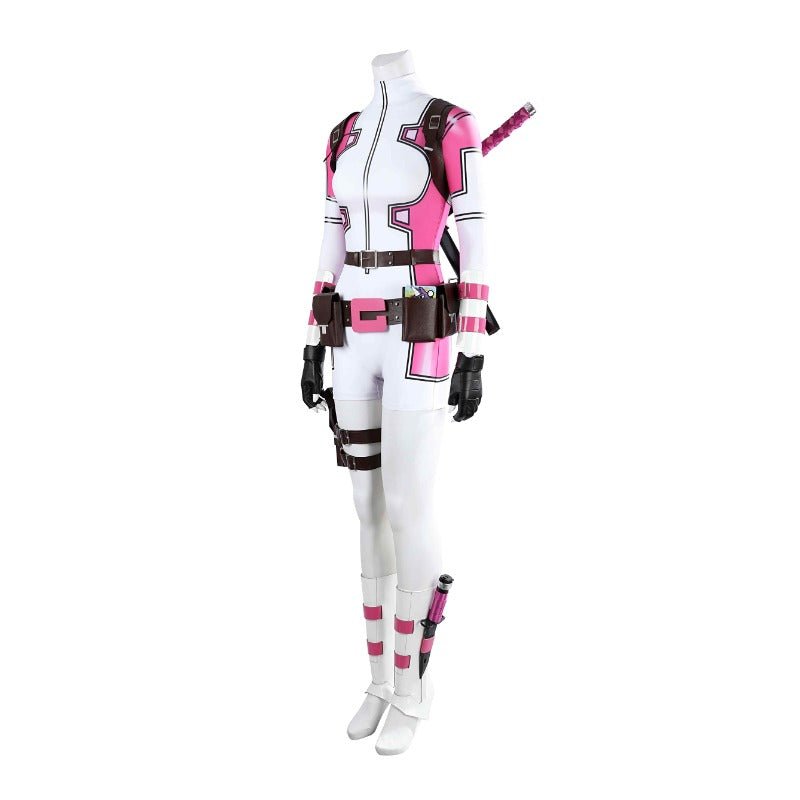 Costume Cosplay Gwenpool Comics Gwen Poole Halloween pour Femmes