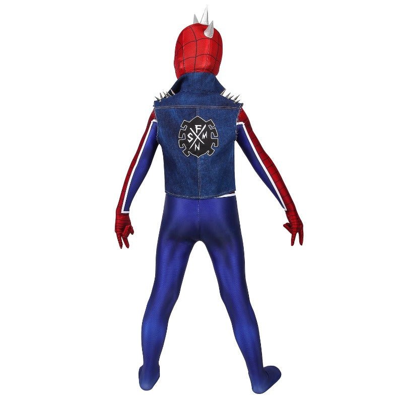 Costume Cosplay Spider-Man Punk pour Enfants - Déguisement Super Héros
