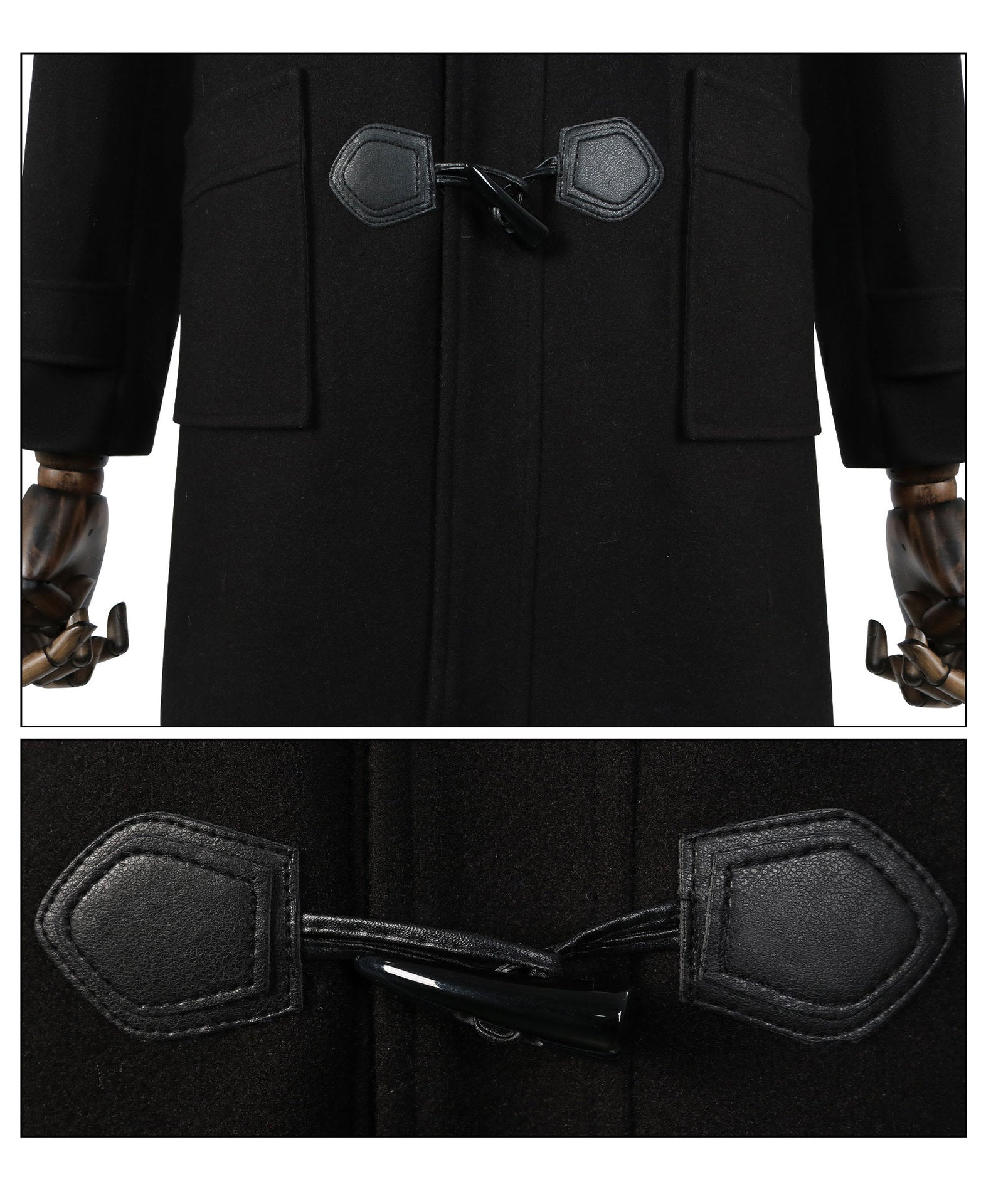 Costume Cosplay Hiver Persona 5 Ren Amamiya Manteau en Laine Authentique