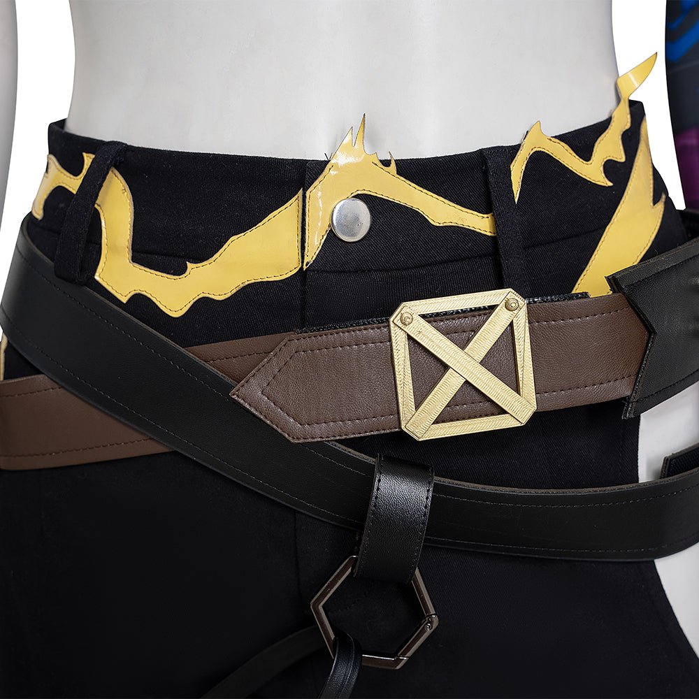 Costume Cosplay Arcane Jinx - Tenue Jinx de Double City Battle 2