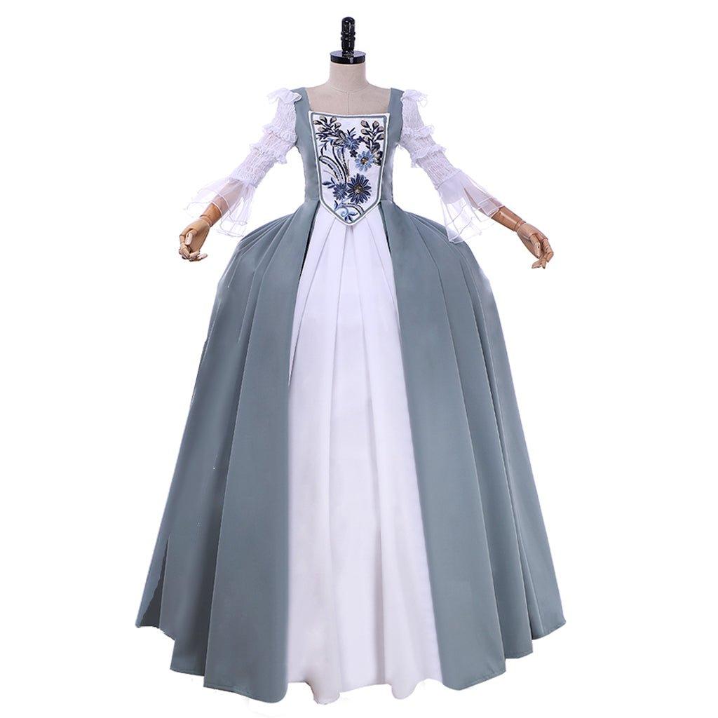 Robe de Mariage Claire Outlander Costume Cosplay | Robe de Bal Coloniale du 18ème Siècle