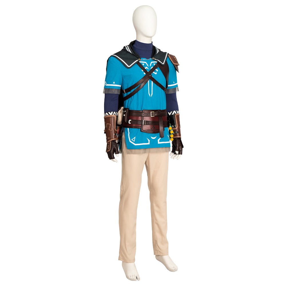 Costume de Link - Larmes du Royaume, tenue de jeu The Legend of Zelda pour hommes