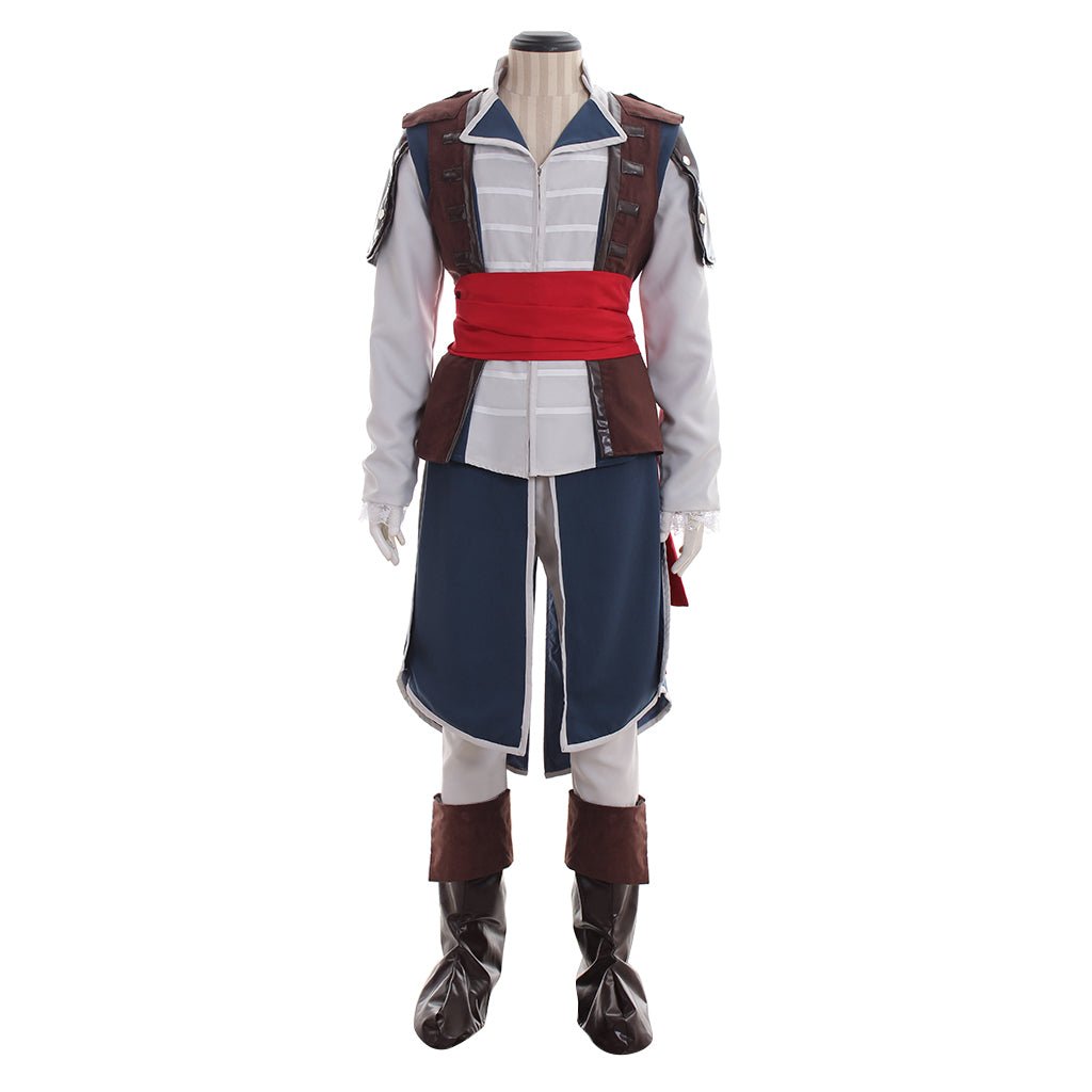 Costume Complet Edward Kenway avec Chaussures - Tenue d'Assassin’s Creed Black Flag pour Adultes